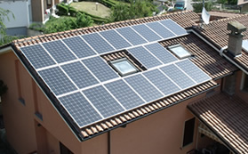 Impianto fotovoltaico a uso abitativo